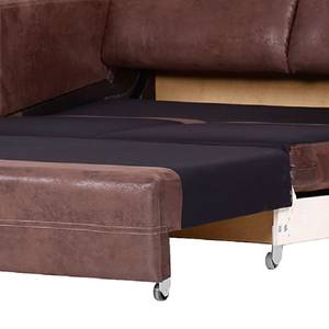 Canapé convertible Dormir Tissu marron