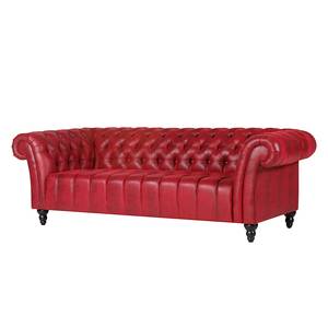 Bigsofa Colorete (3-Sitzer) Struckturstoff Rot