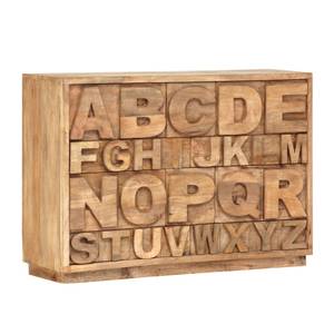 Buffet Letters I Manguier massif