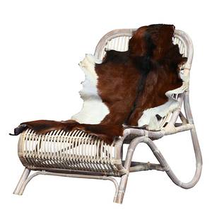 Fauteuil de relaxation Cattedra Rotin Blanc