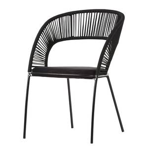 Chaise Aurigo Tissu / Métal - Noir