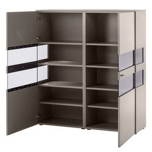 Highboard Anzio Mat fango - Zonder verlichting