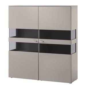 Highboard Anzio Mat fango - Zonder verlichting