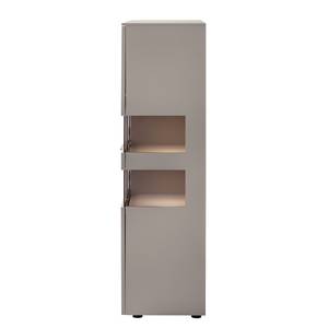 Highboard Anzio Mat fango/Balkeneikenhout - Met verlichting