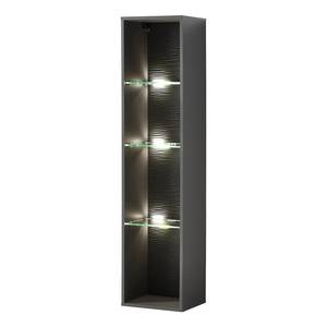 Open wandkast Cupar (incl. verlichting) Grijs - Plaatmateriaal - 35 x 150 x 28 cm