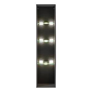 Open wandkast Cupar (incl. verlichting) Grijs - Plaatmateriaal - 35 x 150 x 28 cm