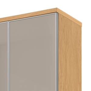 Wandkast Alavere Taupe/Bianco Eikenboom