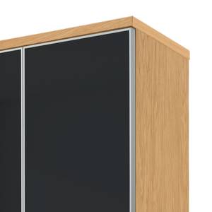 Armoire murale Alavere Anthracite / Chêne blanc