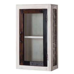 Armoire suspendue Goa White Acacia / Partiellement en manguier massif - Multicolore