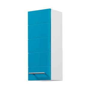 Armoire suspendue Rosary Turquoise brillant / Blanc