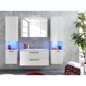 Meuble lavabo Sky (avec lavabo) Blanc brillant