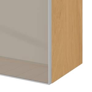 Hangende schoenenklepkast Alavere II Taupe/Bianco Eikenboom