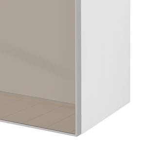 Hangende schoenenklepkast Alavere II Taupe/wit