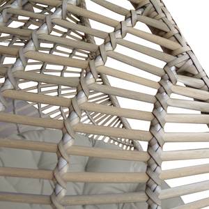 Hängesessel Eggo Polyrattan / Aluminium - Beige / Grau