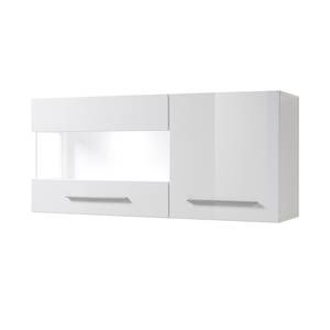 Vitrine suspendue Liminka hoogglans wit/wit