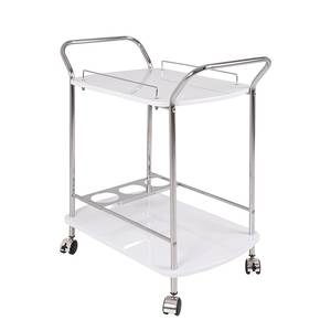 Carrello tullius cromo/bianco lucido