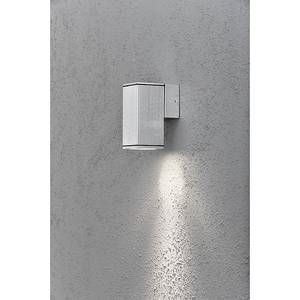 Applique murale halogène Monza Aluminium / Verre 1 ampoule