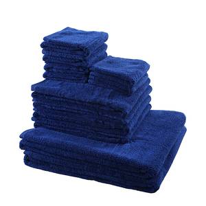 Set di asciugamani Pure (2 pezzi) Blu scuro