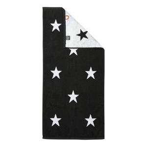 Set handdoeken Day Stars I (4-delig) katoen - Wit/zwart