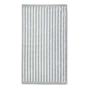 Handtuchset Day Stripes II (4-teilig) Baumwollstoff - Weiß / Silber