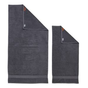 Handdoeken set Deluxe (4-delig) katoen - Antraciet