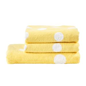 Serviette de toilette Kemer (3 éléments) Coton - Jaune