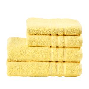 Serviette de toilette Pigi (4 éléments) Coton - Jaune