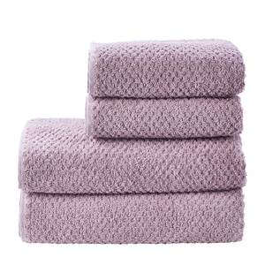 Set handdoeken Prov Honeycomb I katoen - Lavendel