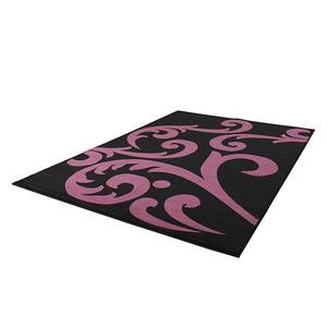 Tapis Hamla Noir / Violet - 80 x 150 cm