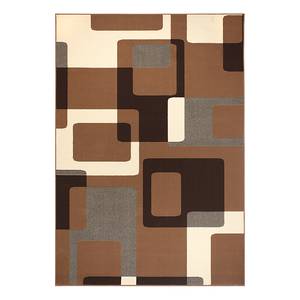 Tappeto Retro Marrone/Beige - 160 x 230 cm