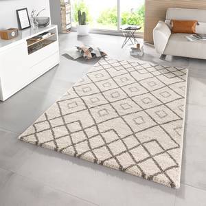 Tapis Maison Paint Fibres synthétiques - Beige - 120 x 170 cm