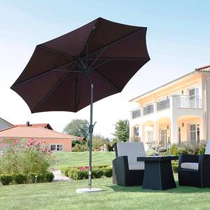 Parasol Harlem 270 Aluminium / Polyester Anthracite Aubergine