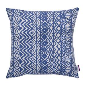 Housse de coussin T-Ethnical Tissu - Bleu / Blanc