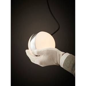 Hanglamp Circle glas/metaal - 1 lichtbron