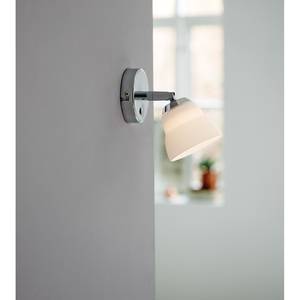 LED-wandlamp Fico glas/metaal - 1 lichtbron