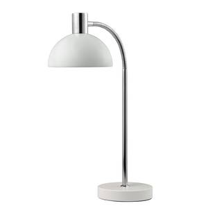 Lampe de bureau Vienda Métal - 1 ampoule - Blanc / Chrome