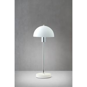 Lampe Vienda Métal - 1 ampoule - Blanc / Chrome