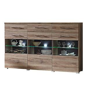 Highboard Adorno San Remo Eiche Dekor/Schiefer Dekor