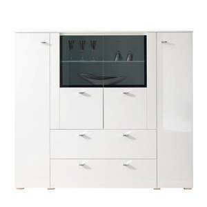Highboard Arminto hoogglans wit/wit
