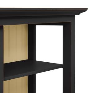 Sideboard Azjana I Pinie teilmassiv - Schwarz / Pinie Creme