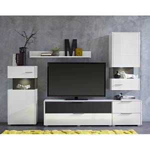 Credenza Katakana illuminazione inclusa - Bianco lucido / Bianco