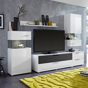 Credenza Katakana illuminazione inclusa - Bianco lucido / Bianco