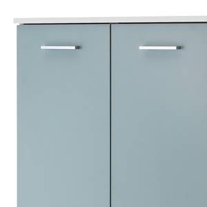 Armoire midi Lumo II Blanc / Bleu colombe