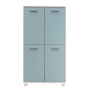 Armoire midi Lumo II Blanc / Bleu colombe