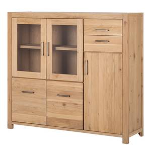 Highboard Maine deels massief eikenhout