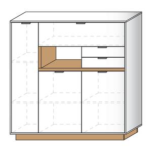 Highboard My Ell Graphit / Eiche Stirling Dekor