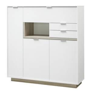 Highboard My Ell Wit/eikenhouten look