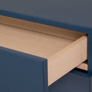 Highboard Palermo Donkerblauw/Walnoothouten