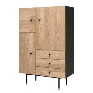 Credenza Peeri quercia / nero opaco