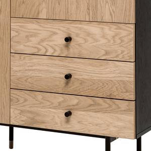 Credenza Peeri quercia / nero opaco